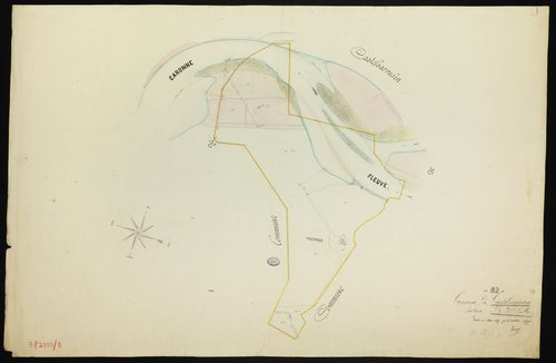 Castelmayran - Section B - La Rivière, 2e feuille : alluvions et corrosions