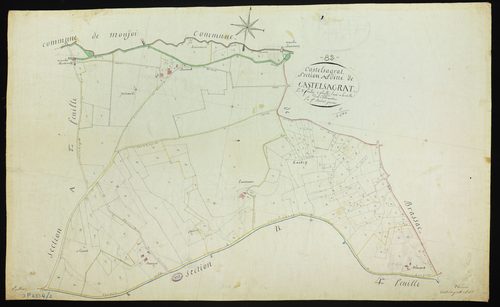 Castelsagrat - Section A - Castelsagrat, 1ère feuille