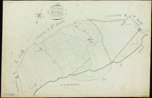 Castelsagrat - Section C - Saint-Michel, 3e feuille