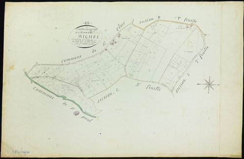 Castelsagrat - Section C - Saint-Michel, 4e feuille