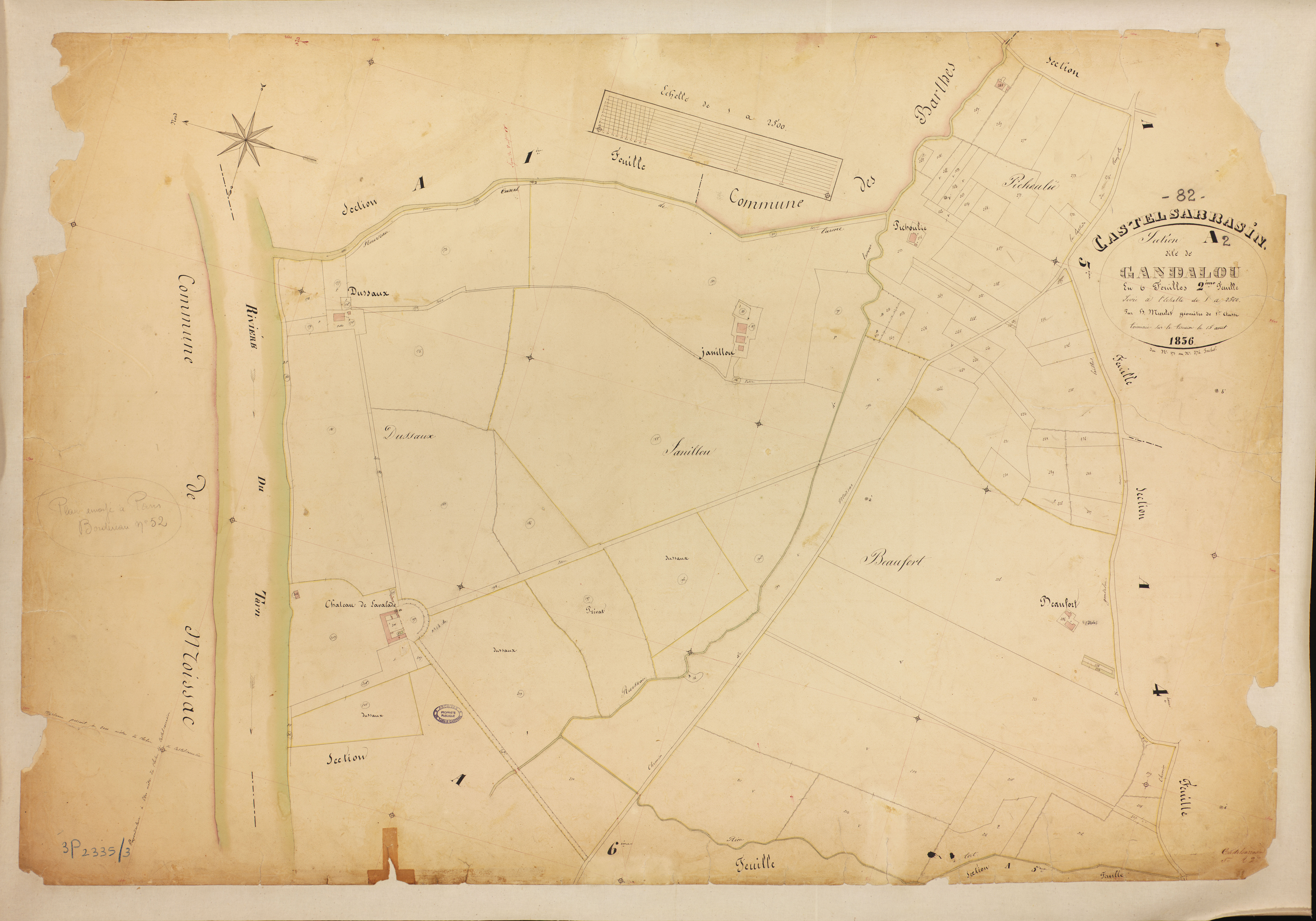 Castelsarrasin - Section A - Gandalou, 2e feuille