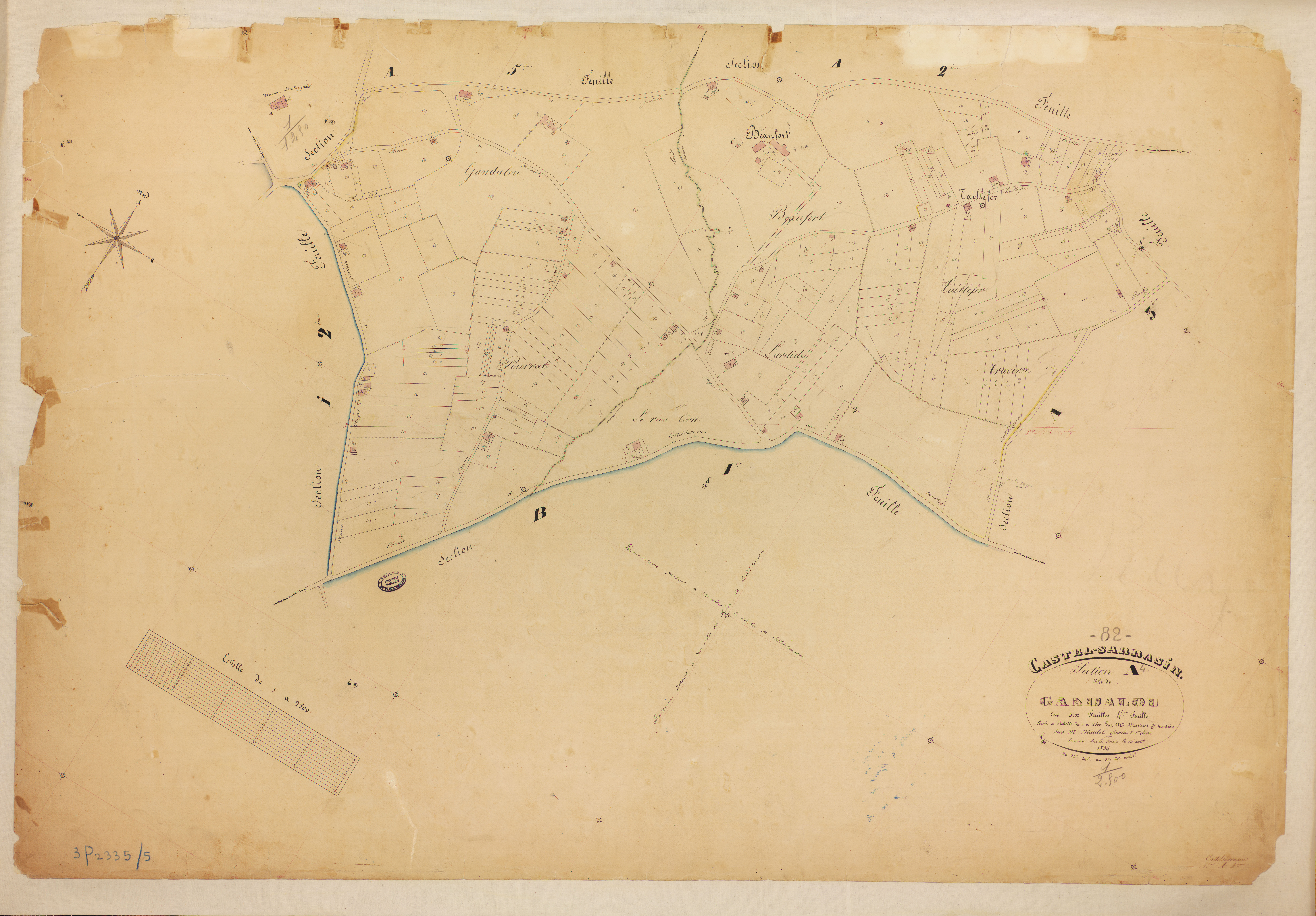 Castelsarrasin - Section A - Gandalou, 4e feuille