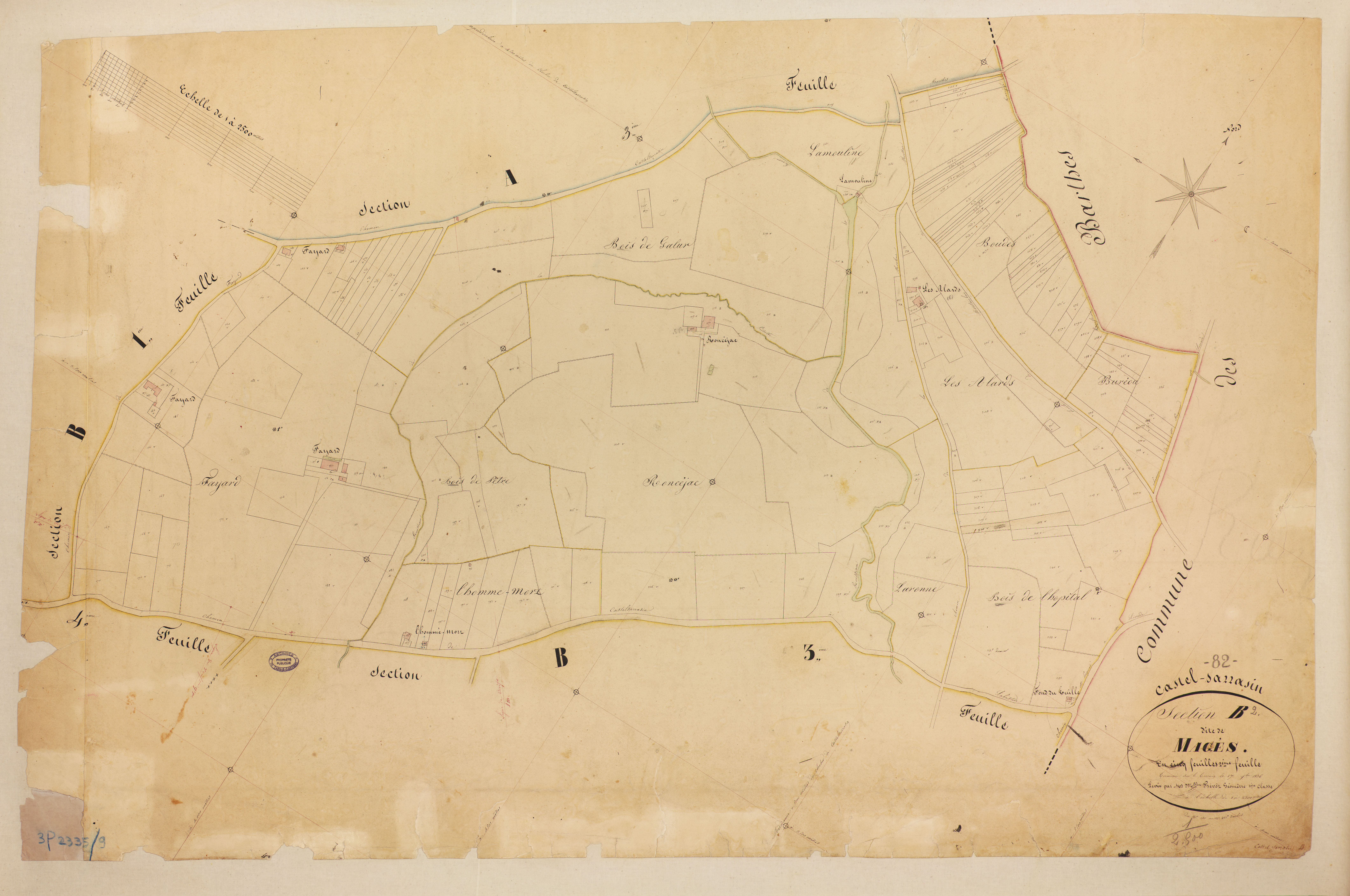 Castelsarrasin - Section B - Magès, 2e feuille