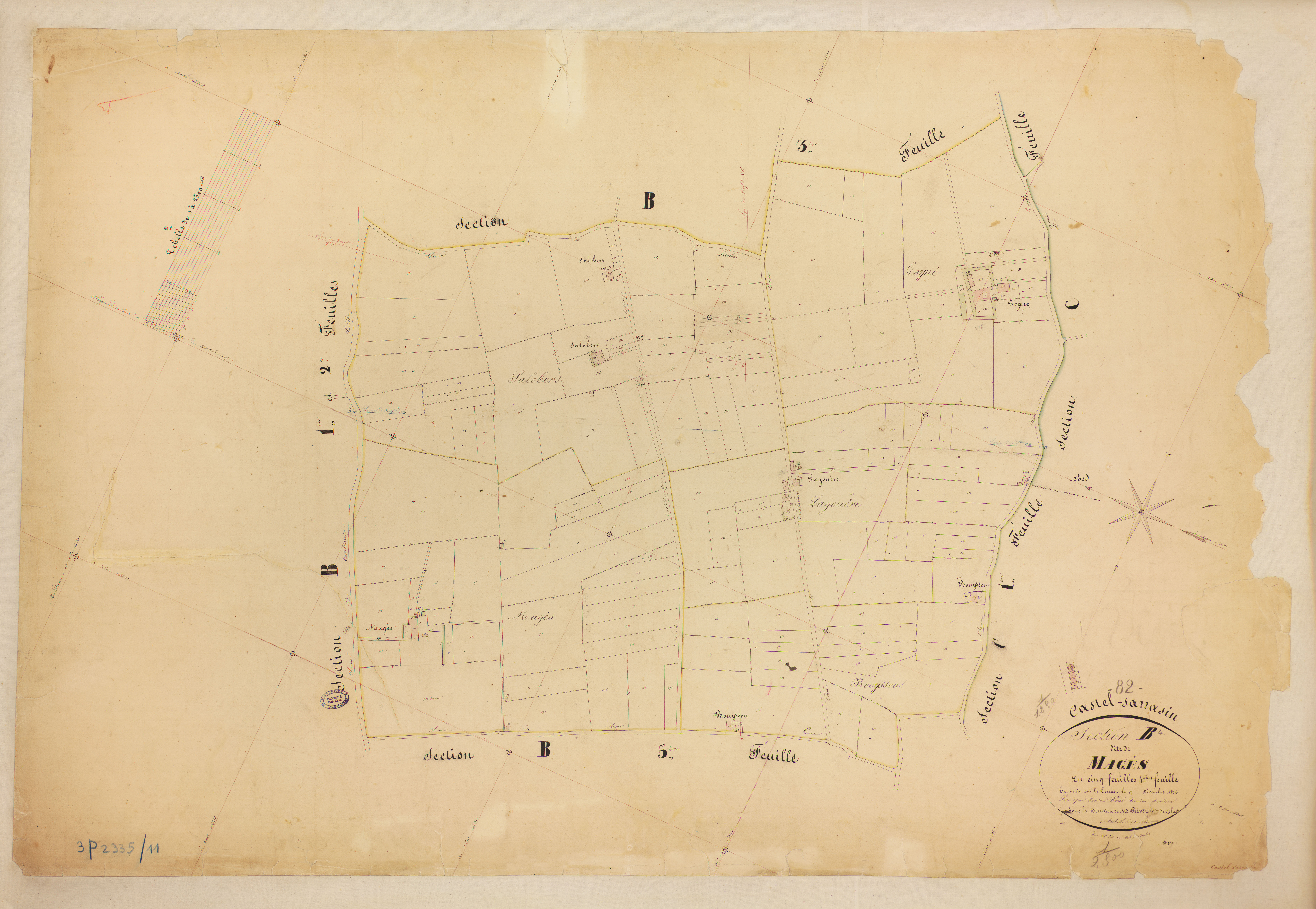 Castelsarrasin - Section B - Magès, 4e feuille