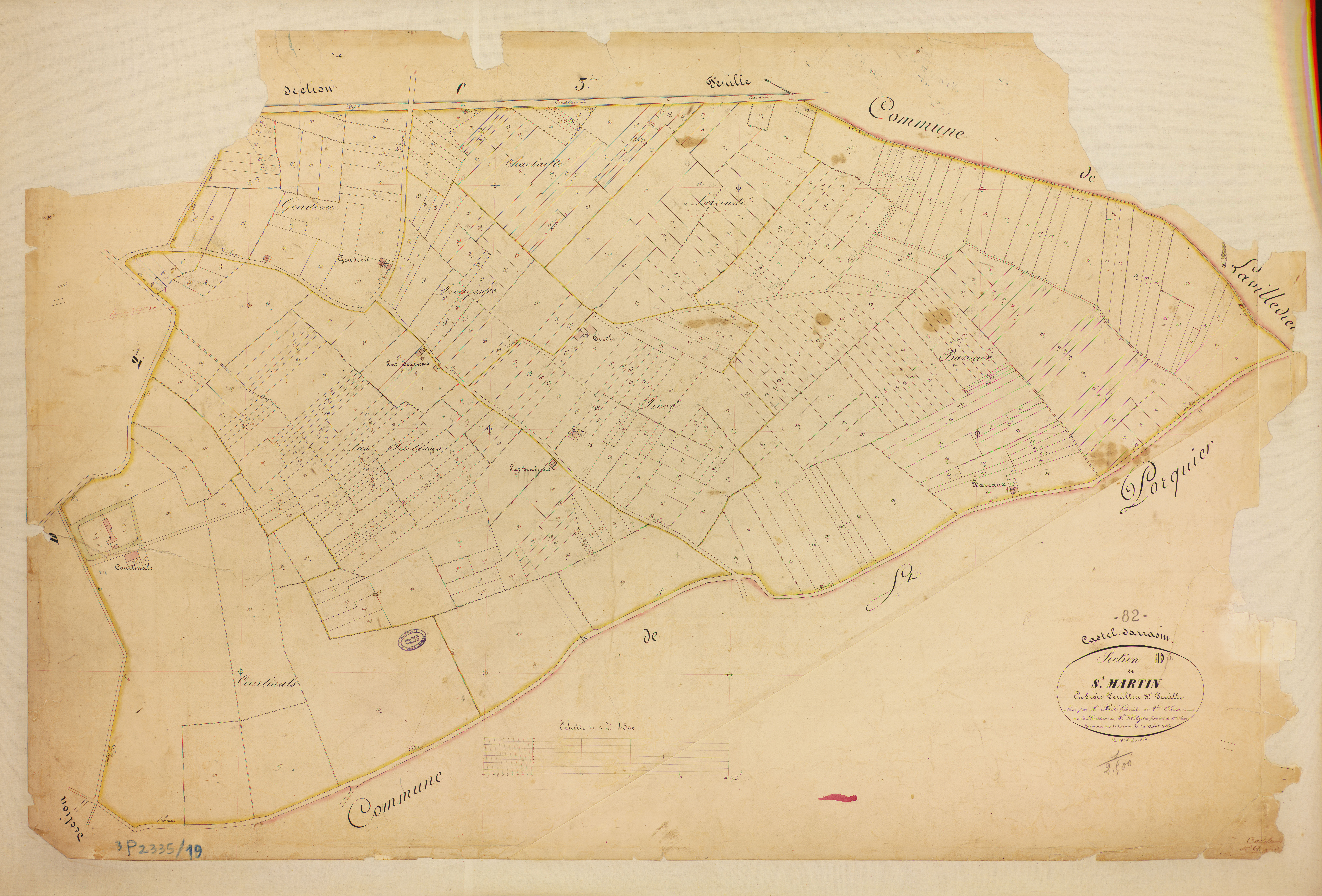 Castelsarrasin - Section D - Saint-Martin, 3e feuille