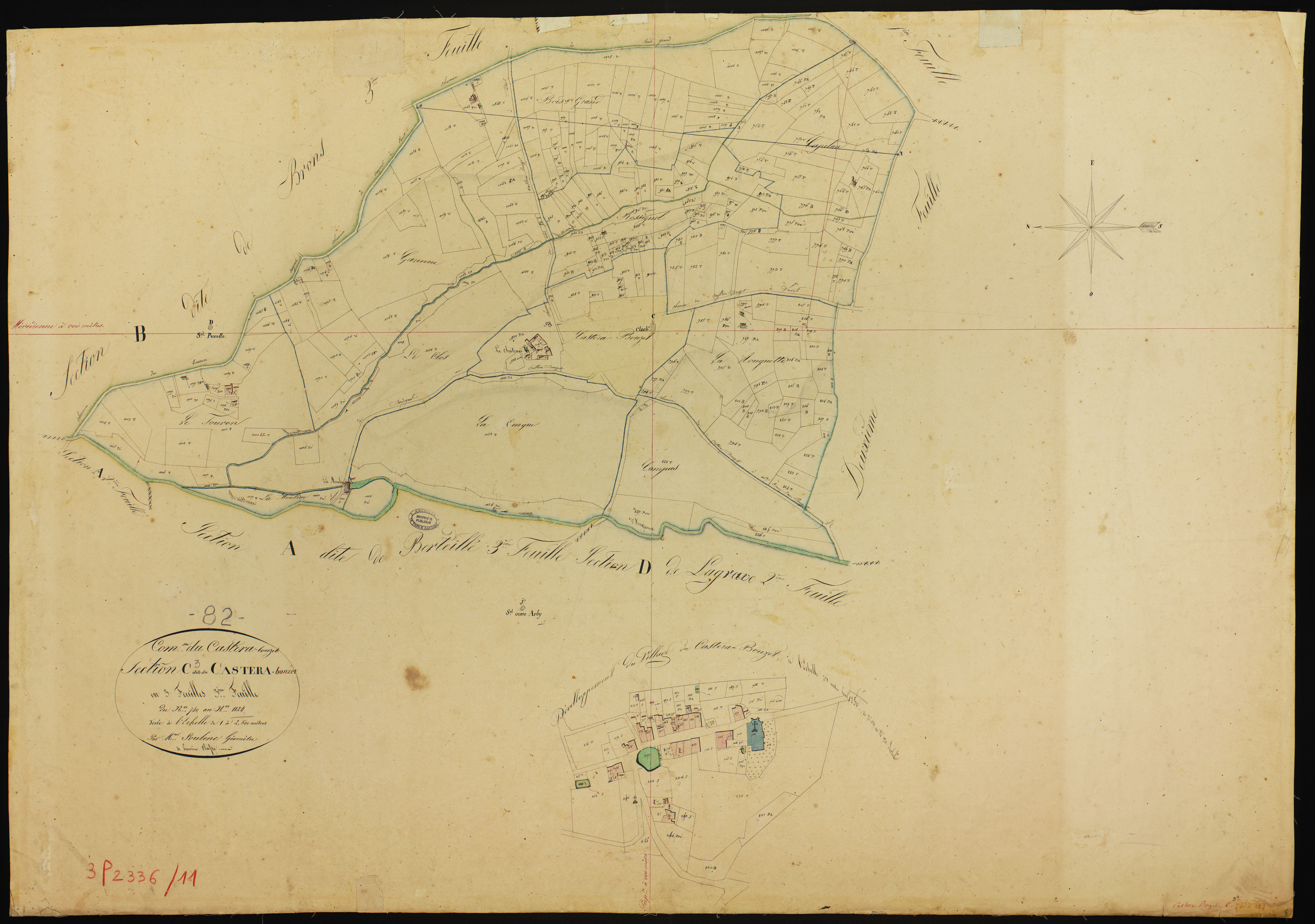 Castéra-Bouzet - Section C - Le Castera-Bouzet, 3e feuille