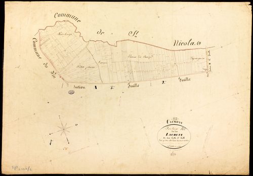 Caumont - Section A - Les Laumets, 1ère feuille