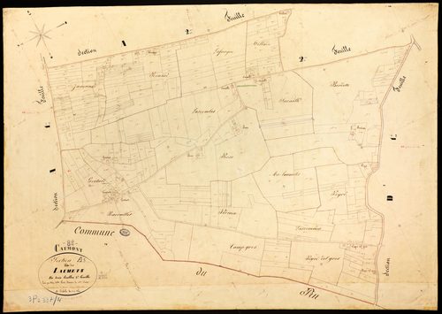 Caumont - Section A - Les Laumets, 3e feuille