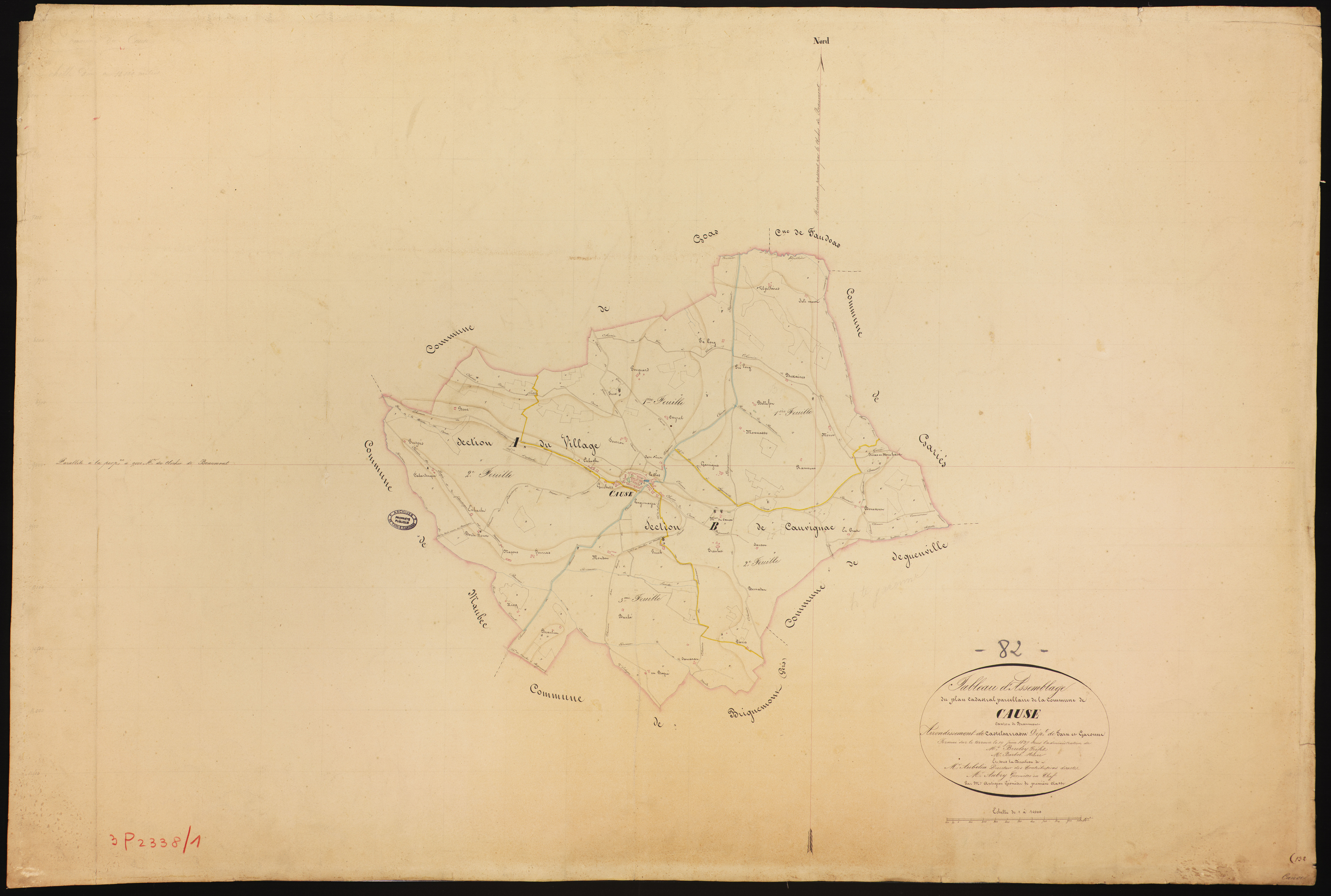 Le Causé - Tableau d'assemblage