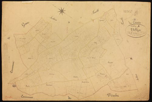 Le Causé - Section A - Le Village, 2e feuille