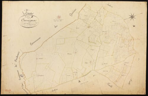 Le Causé - Section B - Cauvignac, 1ère feuille