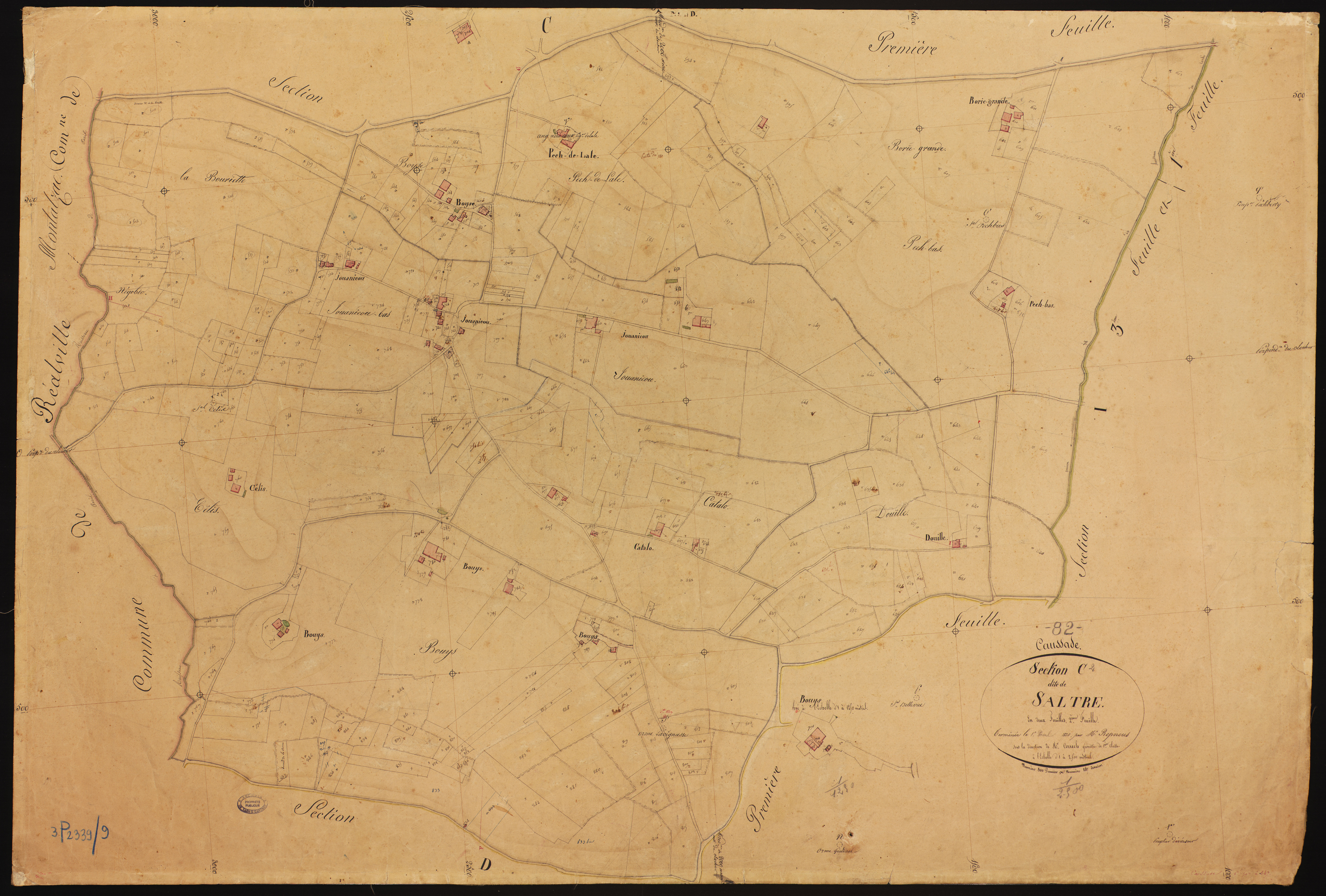 Caussade - Section C - Saltre, 2e feuille