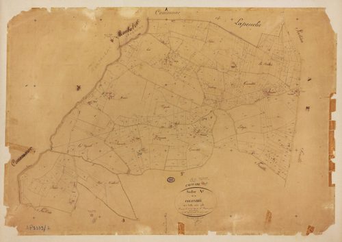 Caussade - Section A - Le Colombié, 1ère feuille