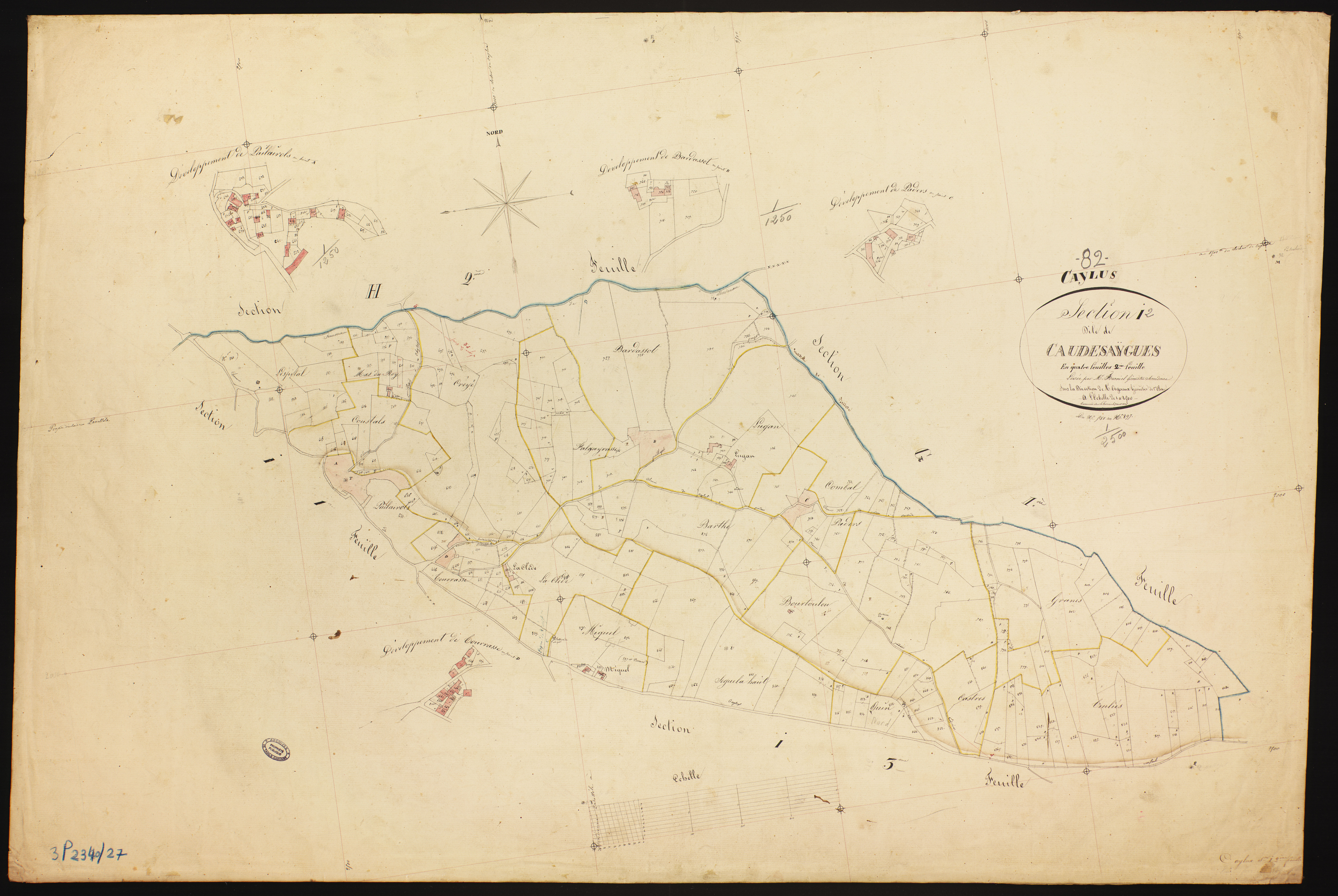 Caylus - Section I - Caudesaygues, 2e feuille