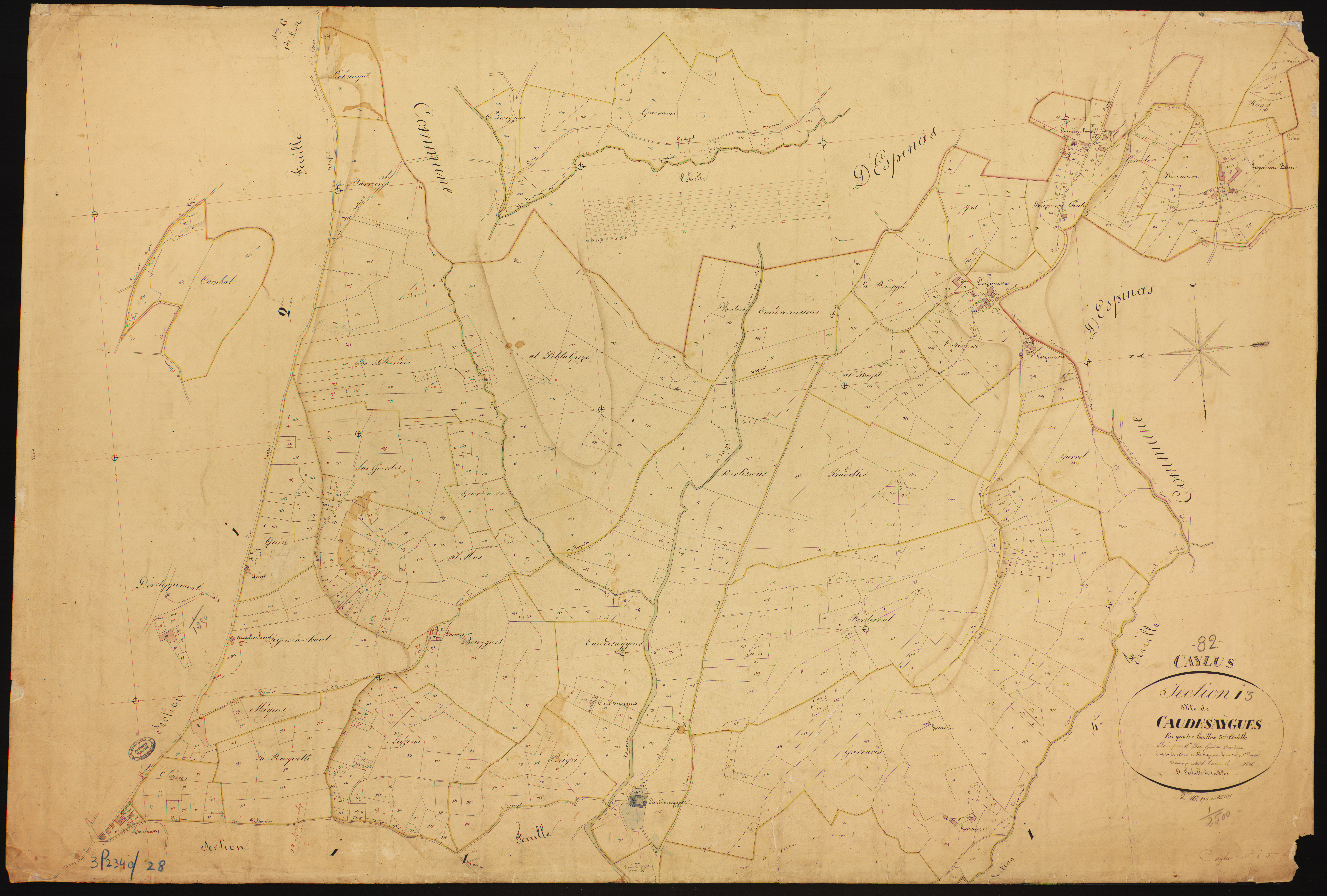 Caylus - Section I - Caudesaygues, 3e feuille