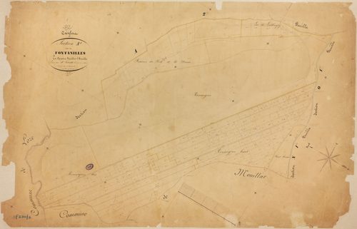 Caylus - Section A - Fontanilles, 1ère feuille