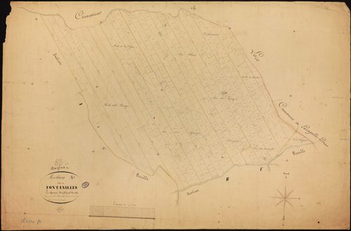 Caylus - Section A - Fontanilles, 4e feuille
