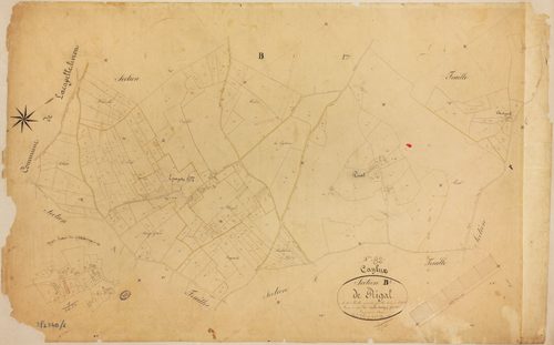 Caylus - Section B - Rigal, 1ère feuille