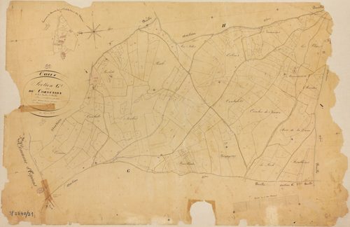 Caylus - Section G - Cornusson, 1ère feuille