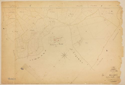 Caylus - Section K - Basqui, 2e feuille