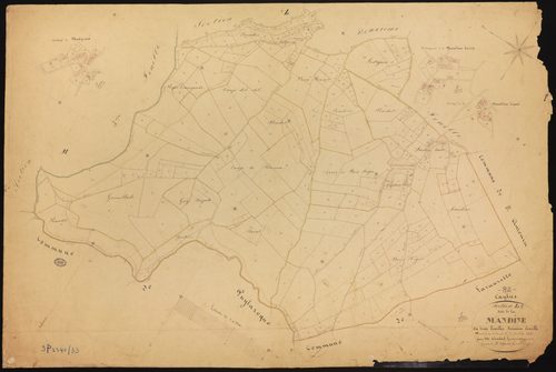 Caylus - Section L - La Mandine, 1ère feuille