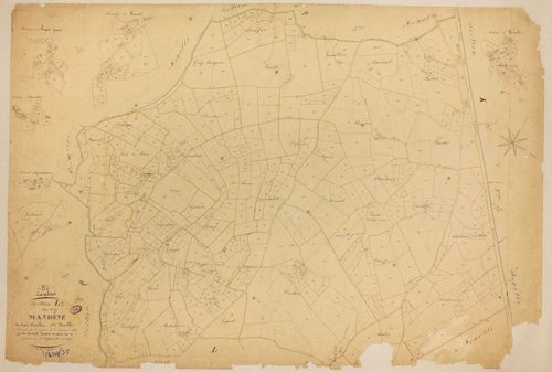 Caylus - Section L - La Mandine, 3e feuille