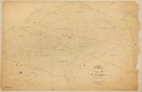Caylus - Section O - Genébrières, 1ère feuille