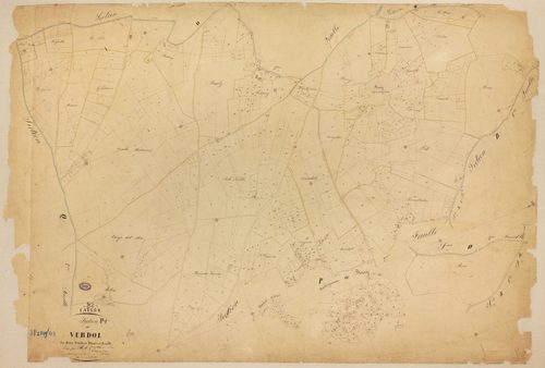 Caylus - Section P - Verdol, 1ère feuille