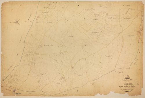 Caylus - Section P - Verdol, 2e feuille