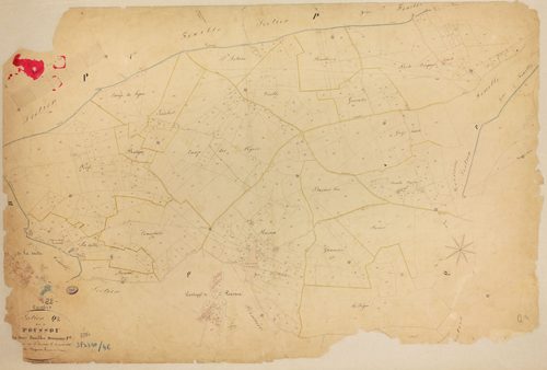 Caylus - Section Q - Poussou, 2e feuille