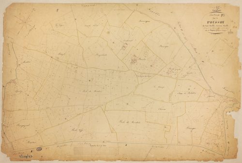 Caylus - Section Q - Poussou, 3e feuille