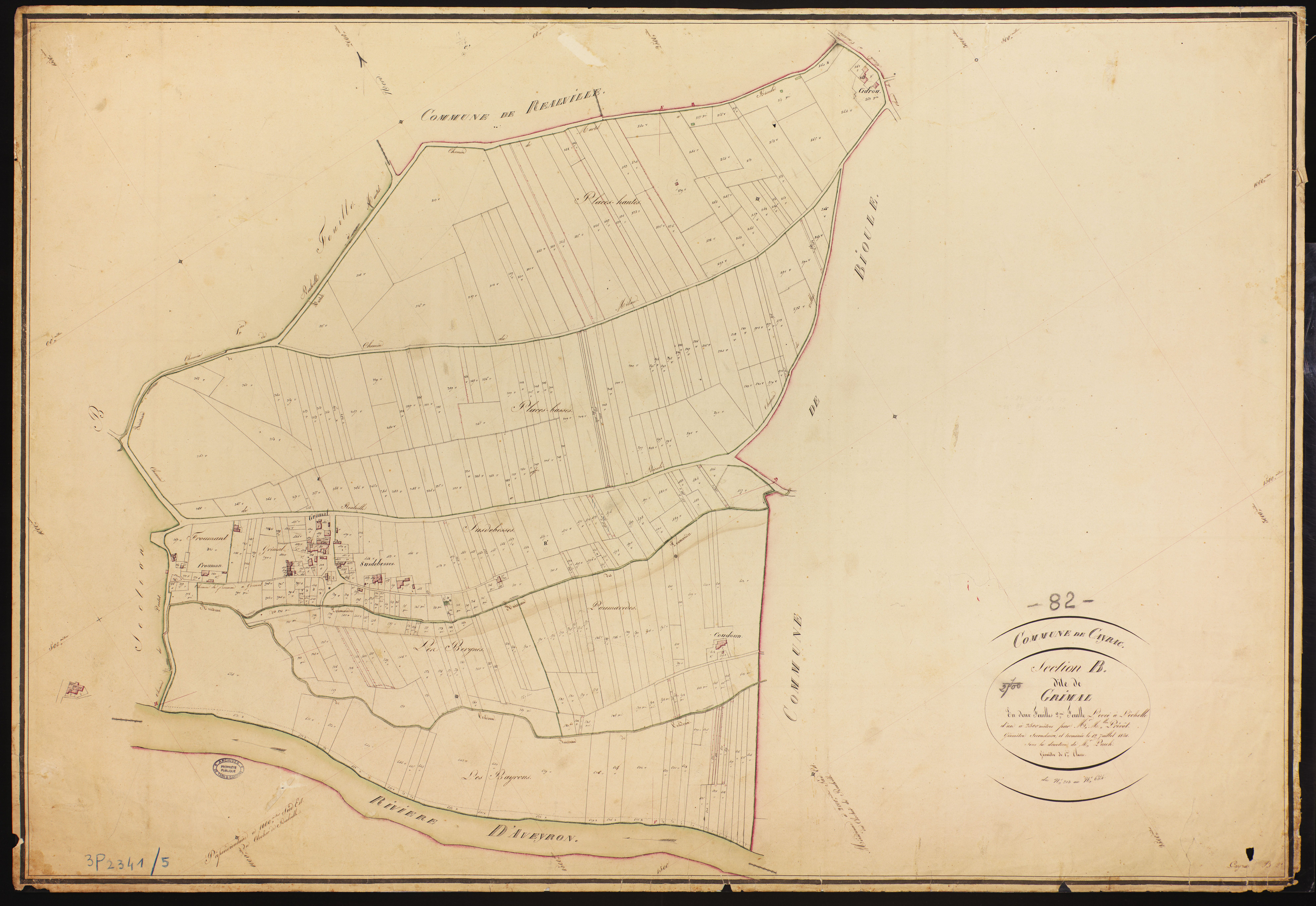 Cayrac - Section B - Grimal, 2e feuille