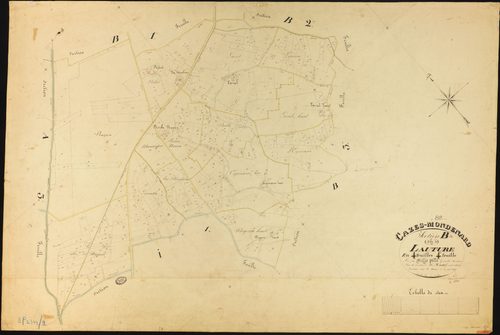 Cazes-Mondenard - Section B - Lauture, 4e feuille