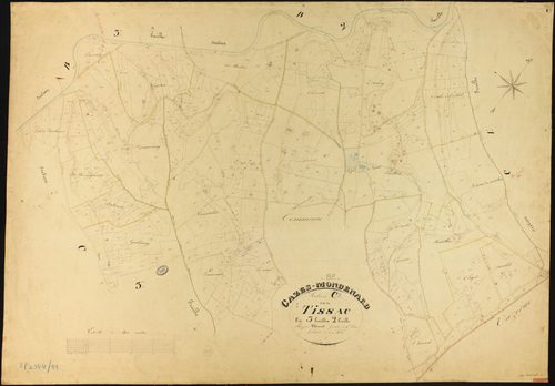 Cazes-Mondenard - Section C - Tissac, 2e feuille