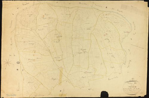 Cazes-Mondenard - Section D - Noyer, 1ère feuille