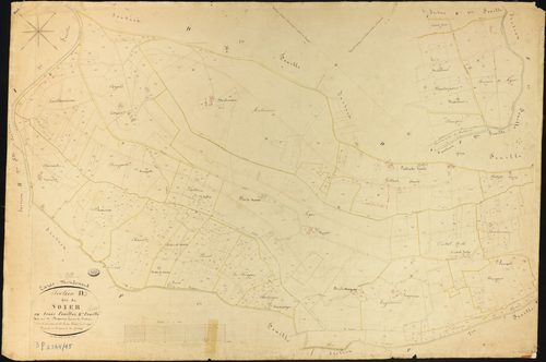 Cazes-Mondenard - Section D - Noyer, 3e feuille