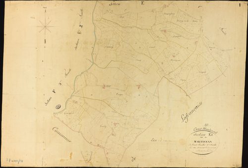 Cazes-Mondenard - Section E - Martissan, 3e feuille