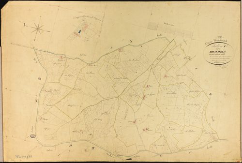 Cazes-Mondenard - Section F - Bruguières, 1ère feuille