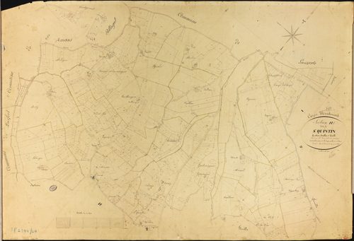 Cazes-Mondenard - Section H - Saint-Quintin, 1ère feuille