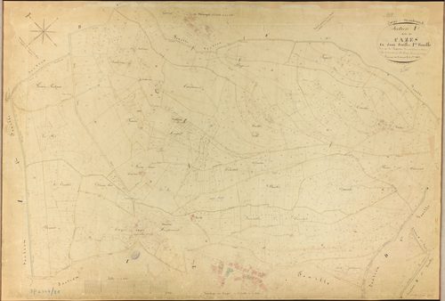 Cazes-Mondenard - Section I - Cazes, 1ère feuille