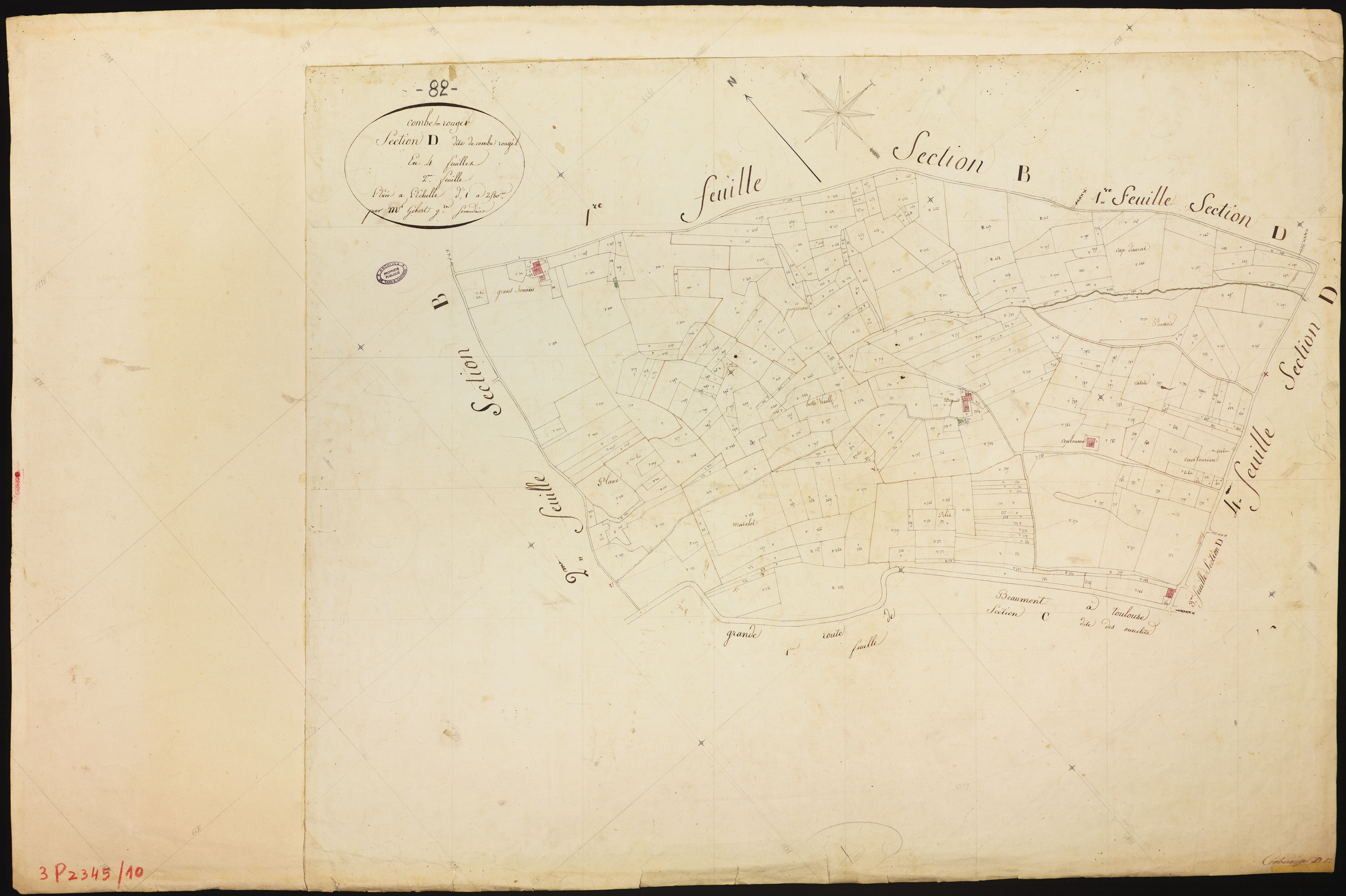 Comberouger - Section D - Comberouger, 2e feuille