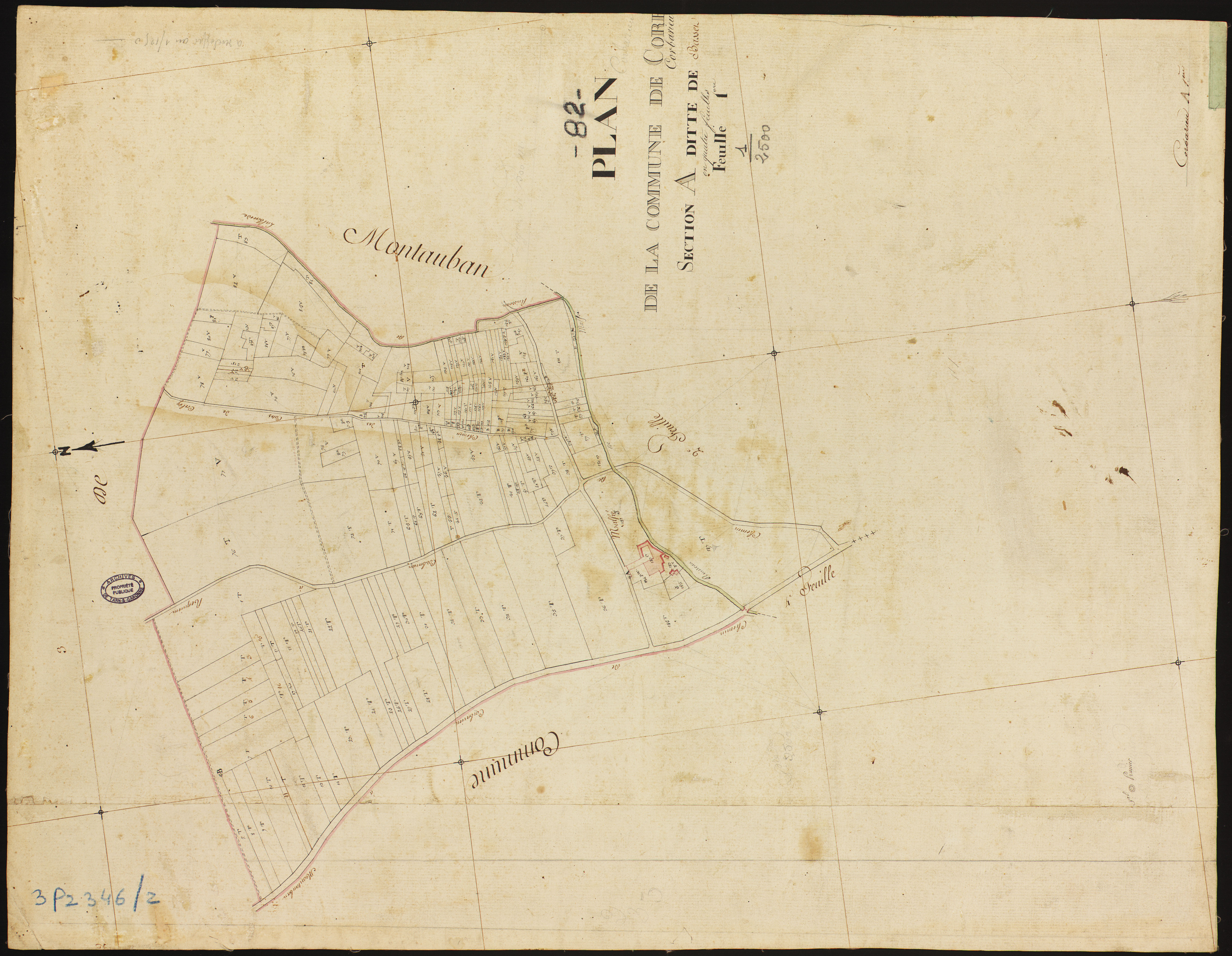Corbarieu - Section A - Basset, 1ère feuille