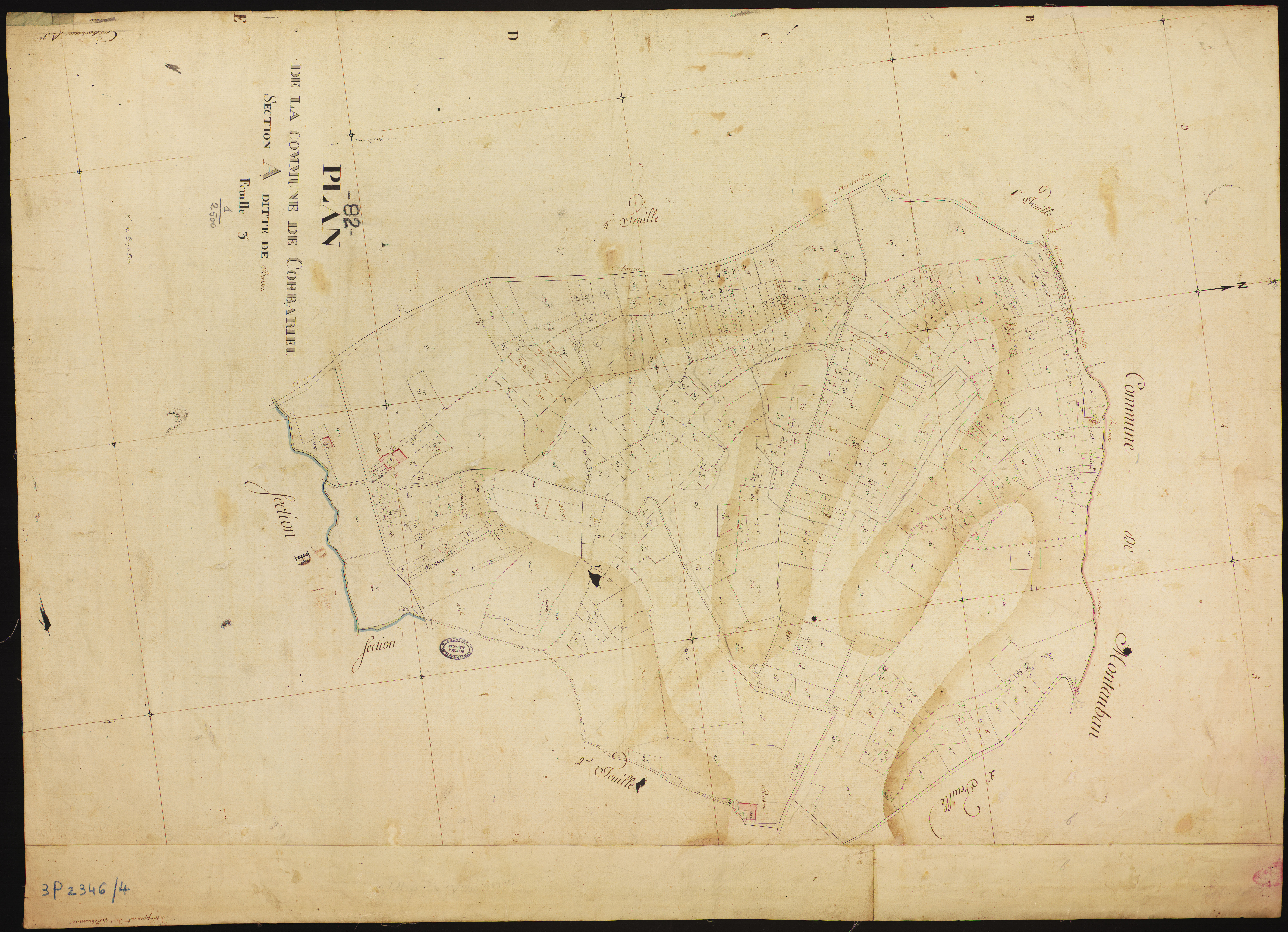Corbarieu - Section A - Basset, 3e feuille