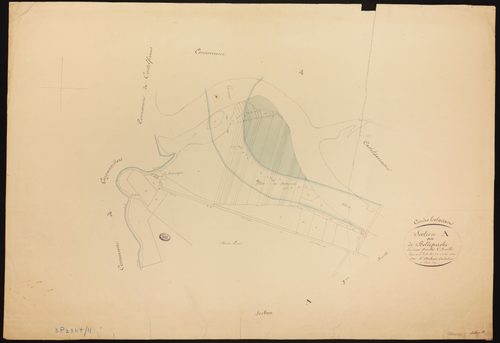 Cordes-Tolosannes - Section A - Belleperche, 1ère feuille : alluvions et corrosions