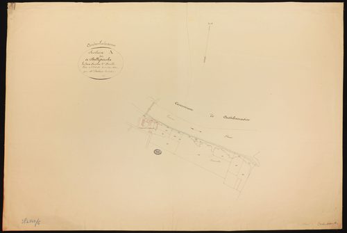 Cordes-Tolosannes - Section A - Belleperche, 2e feuille : alluvions et corrosions