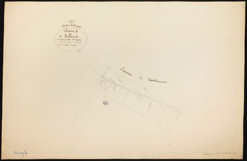 Cordes-Tolosannes - Section A - Belleperche, 2e feuille : alluvions et corrosions