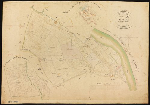 Cordes-Tolosannes - Section B - Le Village, 2e feuille