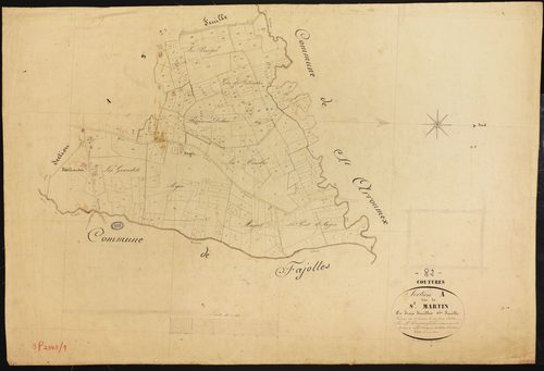 Coutures - Section A - Saint-Martin, 1ère feuille