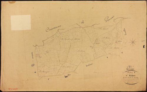 Coutures - Section A - Saint-Martin, 3e feuille
