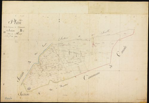Dieupentale - Section B - Marel, 1ère feuille